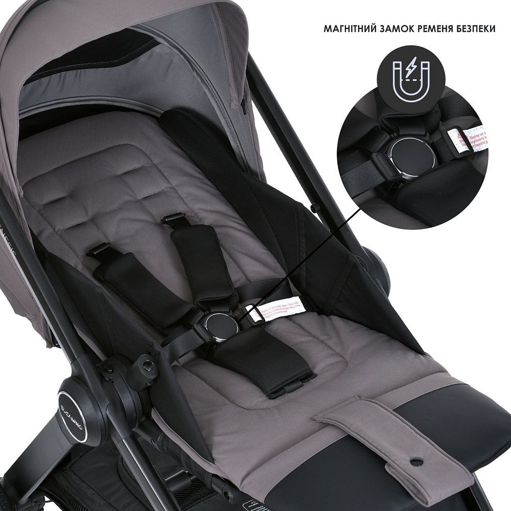 Коляска універсальна 2 в 1 El Camino ME 1126 GENESIS Taupe Gray
