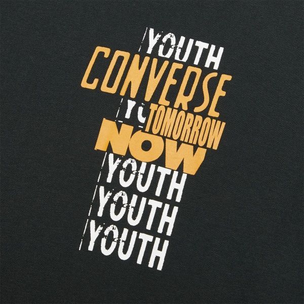 Футболка Converse YOUTH NOW SS TEE CONVERSE BLACK 10019928-001 M чорний