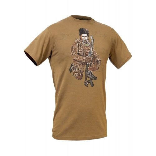 Футболка P1G Боевой Кобзарь [1174] Coyote Brown L р. L Coyote Brown 