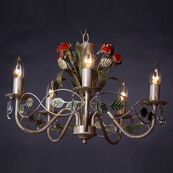 Люстра Vitaluce V1305/5 беж з золотом