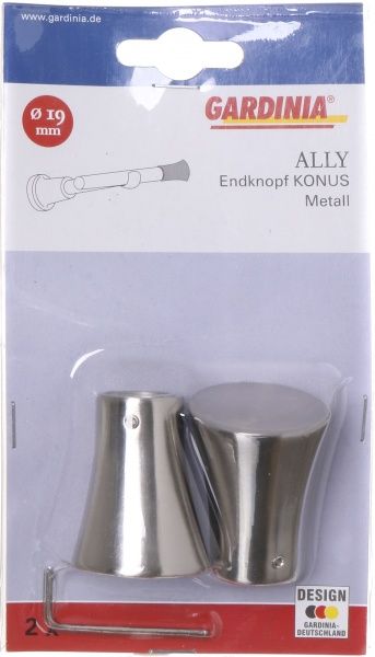 Наконечник Gardinia Конус Ally набірний d19 мм імітація сталі 