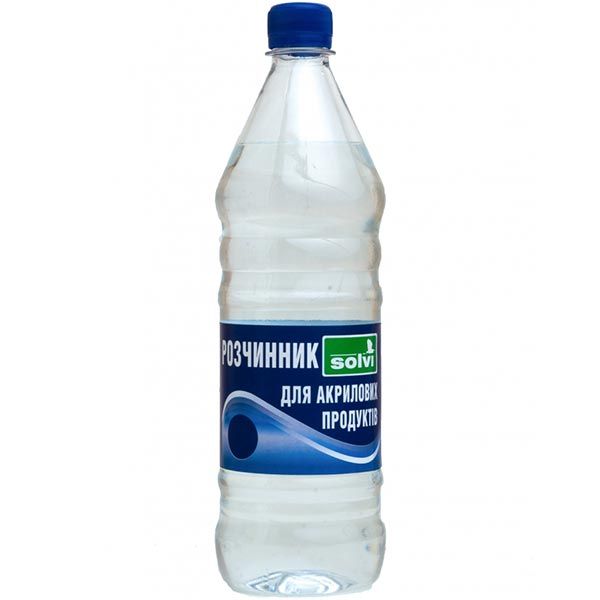 Растворитель для акриловых продуктов Solvi 0.4 л