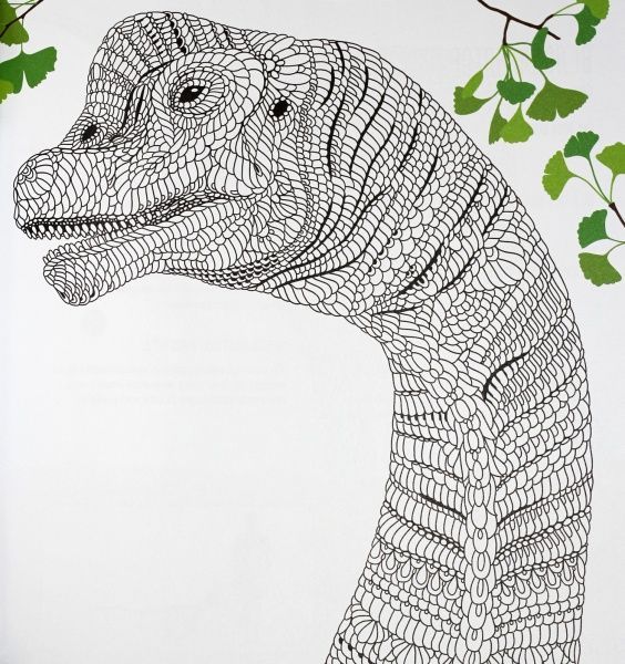 Книга-раскраска Лорен Фарнсворт «Динозаврія» 978-617-7579-12-9