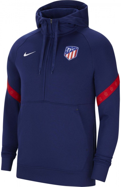 Джемпер Nike ATM M NK TRAVEL FLC HOODIE HZ CV9939-421 р. 2XL синій