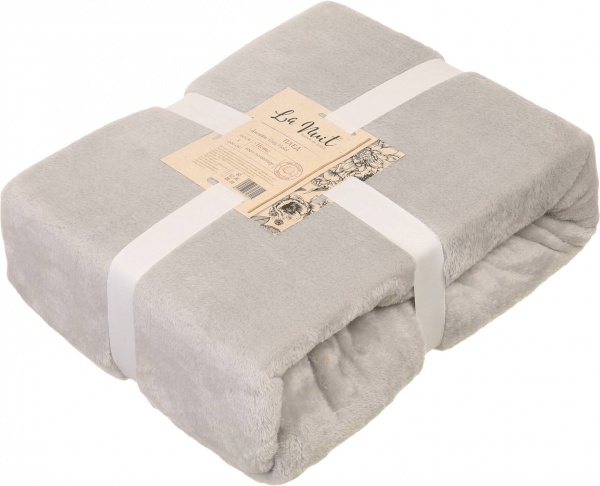 Плед Gray Violet 160x200 см светло-серый La Nuit 