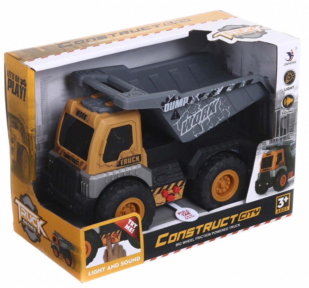 Автомобіль фрикційний JINHENG Місто будівельна-самоскид 25х13х18.5 см BOP1293314