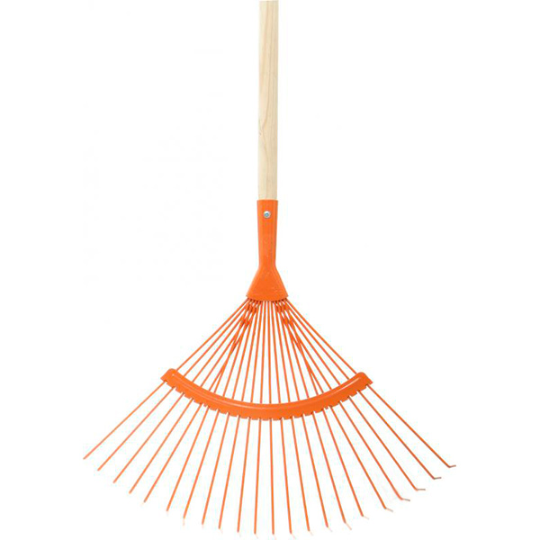 Граблі віялові Truper EM-22A посилені прямі 22 зуба