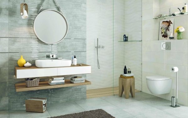 Плитка Konskie group Harmony Grey Wave 25x75 . 