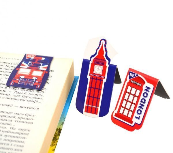 Закладки магнитные YES London 3 шт. 707004 