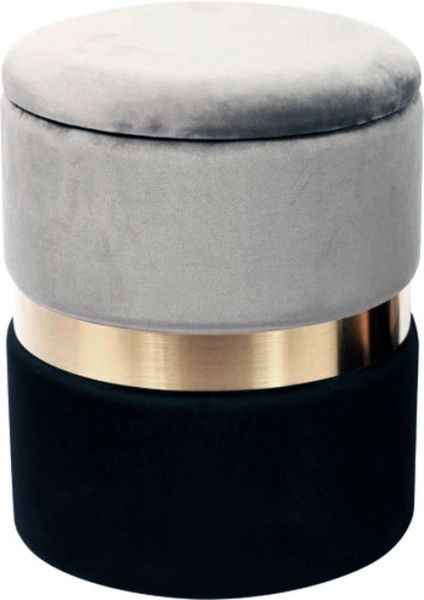 Сундук-пуф Bernard 36х36х44 см черный 