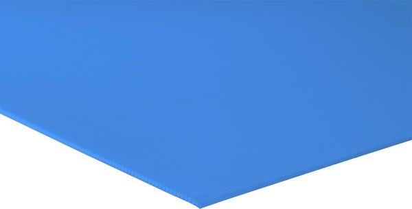 Лист із сотового поліпропілену 3мм 1000x2000мм синій 
