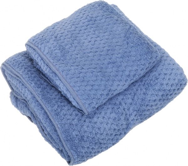 Набор полотенец Waffle 2 шт. голубой Luna 
