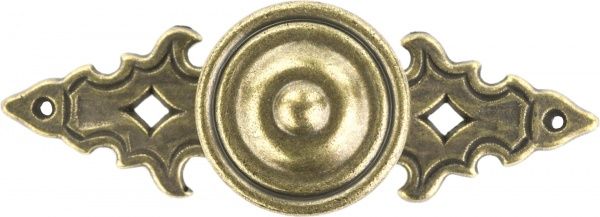 Меблева ручка кільце d30 мм антична латунь REI 3302