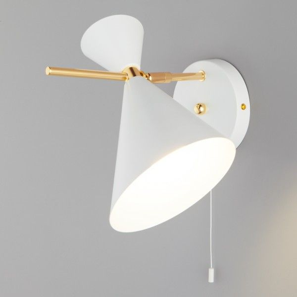 Бра Strotskis Apart 70114/1 1x60 Вт E14 белый/золото 