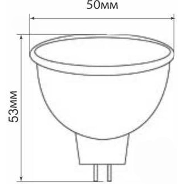 Лампа светодиодная LightMaster LB-641 7 Вт MR16 прозрачная GU5.3 220 В 2700 К 