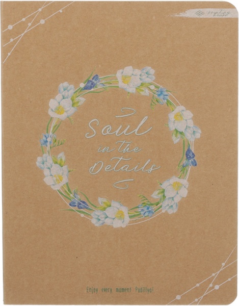 Блокнот студенческий А5 112 листов в ассортименте Поділля