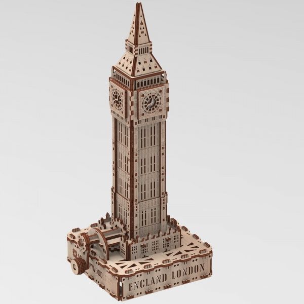Дерев'яний 3D-конструктор Mr.Playwood Біг-Бен (Еко-лайт) 10206