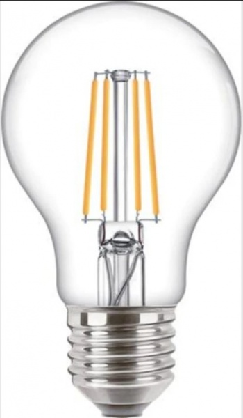 Лампа светодиодная Philips Lumiware A60 4,5 Вт E27 2700 К 220 В прозрачная 929001993462 