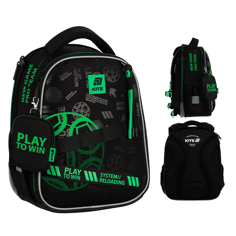 Рюкзак каркасный KITE Education Play&Win K25-555S-2