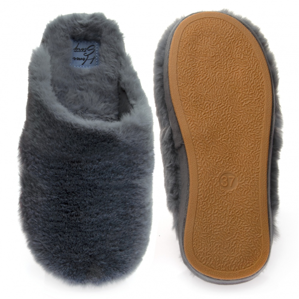 Тапки домашние Home Story 251810-10 р.39 серый