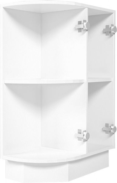 Тумба нижняя угловая радиусная 300x820x522 мм