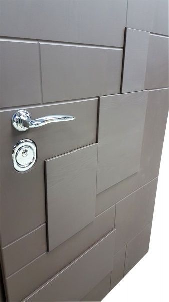 Дверь входная Булат Гарант 802 карамельное дерево 2050x950мм правая