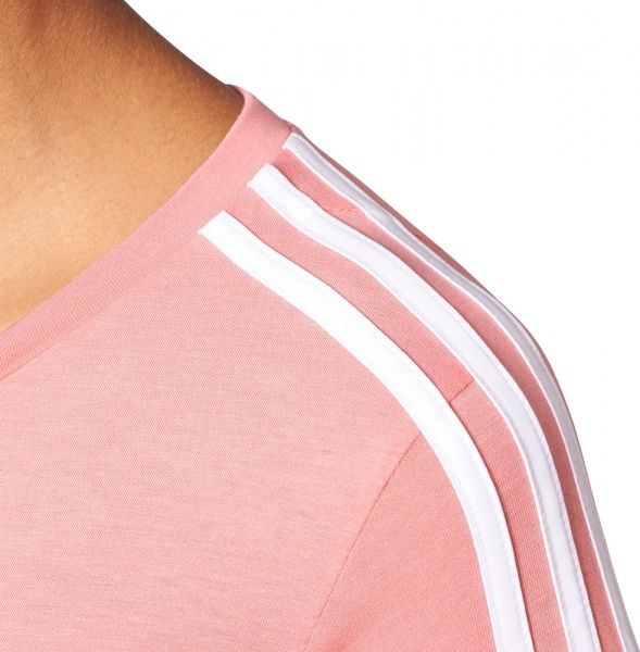 Футболка Adidas Essentials 3-Stripes Tee BR2459 L рожевий