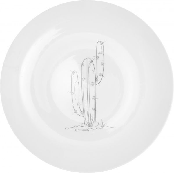 Тарілка підставна Кактус White 28 см Farn