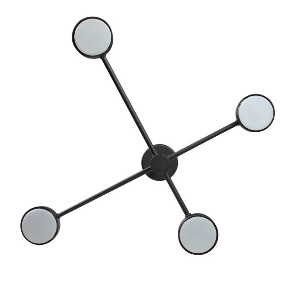 Люстра потолочная Светкомплект G Time 4xGX53 черный 