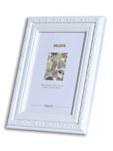 Рамка для фотографії зі склом Velista 30M-015Mv 1 фото 10x15 см білий матовий 