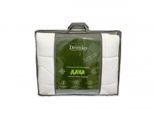 Одеяло Дана белая 155х210 см Drimko