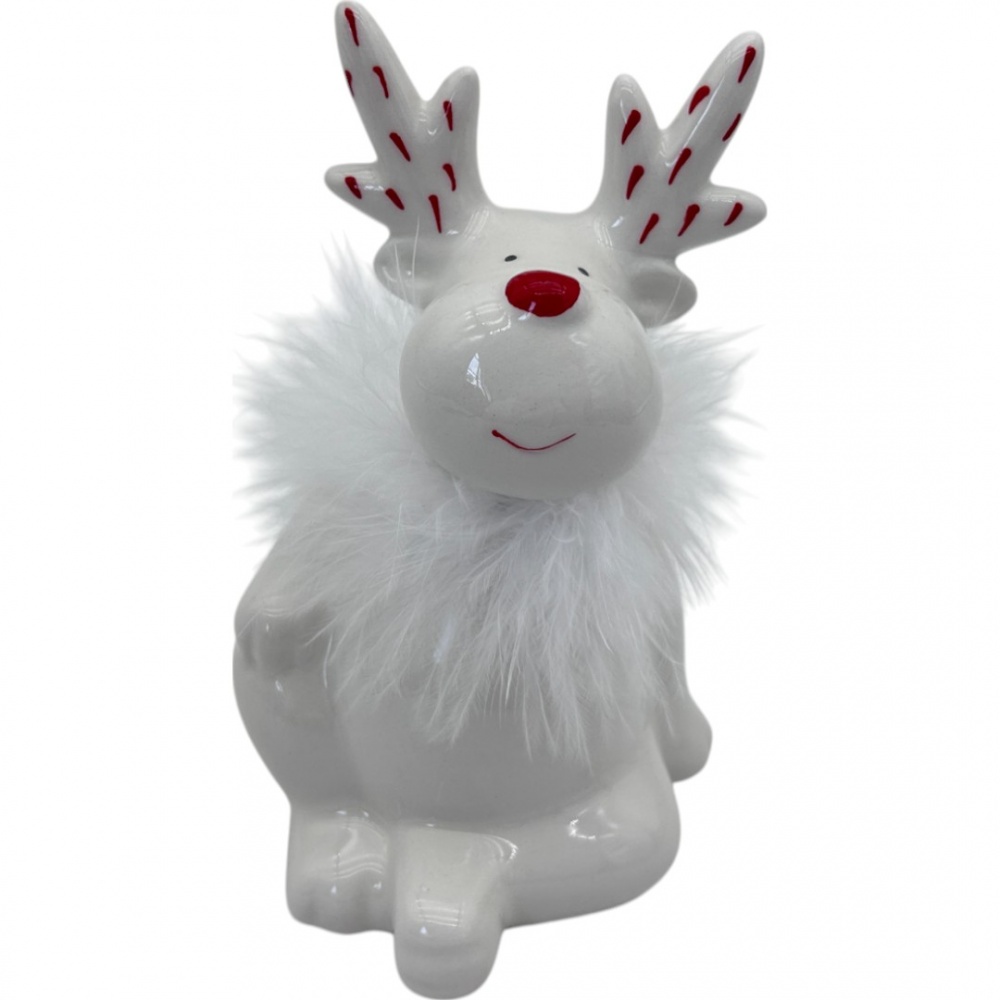 Сувенір новорічний олень грайливий ZY1066-1