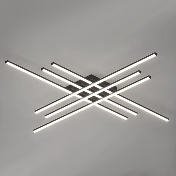 Люстра світлодіодна Luminaria Rovena 150 Вт LED-модуль 02 чорний ROVENA 150W 6L BLACK