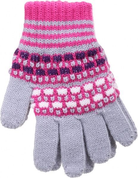 Варежки ДАЙС Dolly р.5 серо-розовый 13830200 