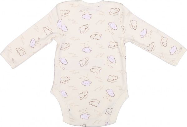 Боді унісекс Bembi БД58а р.56 молочний із малюнком 