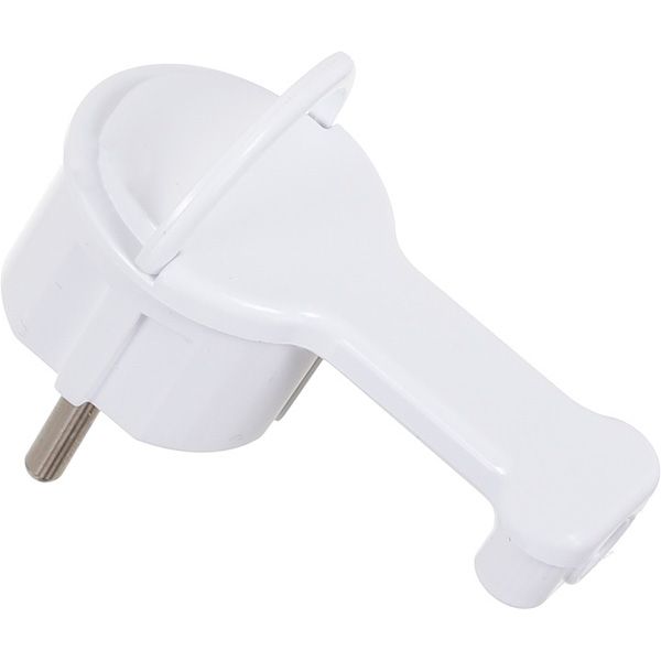 Электровилка E.NEXT Uni-Schuko WT-16UP ультра плоская 250В 16А пластик белый