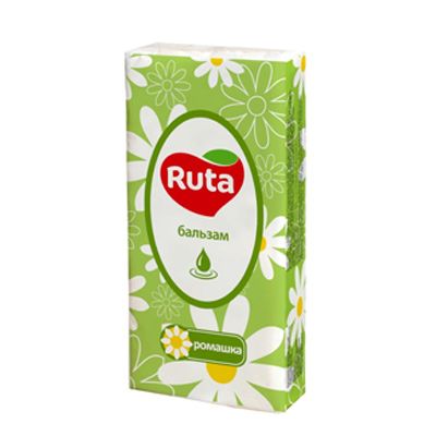 Платки носовые Ruta Ромашка 10х10 шт