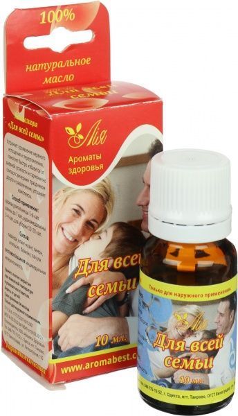 Аромакомпозиция Для всієї родини 10 мл 