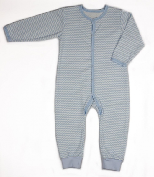 Комбінезон для хлопчика Маленькие люди Зигзаги р.92 блакитний 