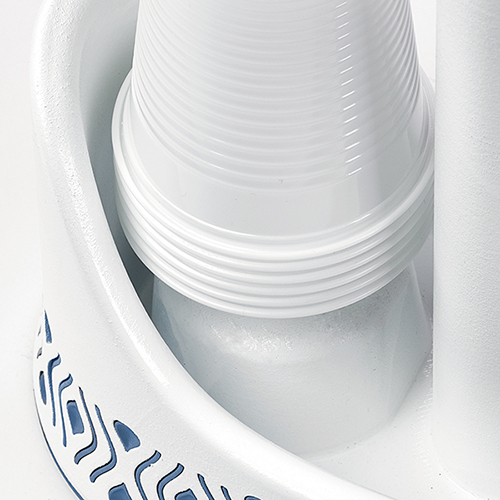 Держатель для стаканов Stefanplast TOSCA бело-синий 55901 