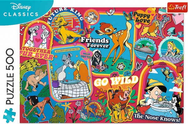 Пазл Trefl 500 Дісней персонажі 37465