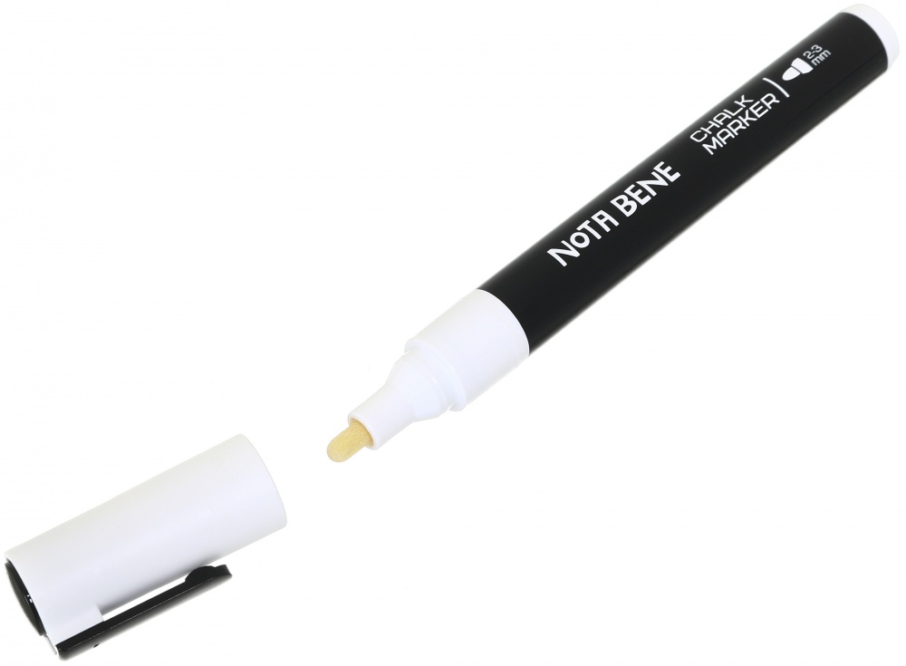 Маркер меловой Nota Bene 2-3 мм белый