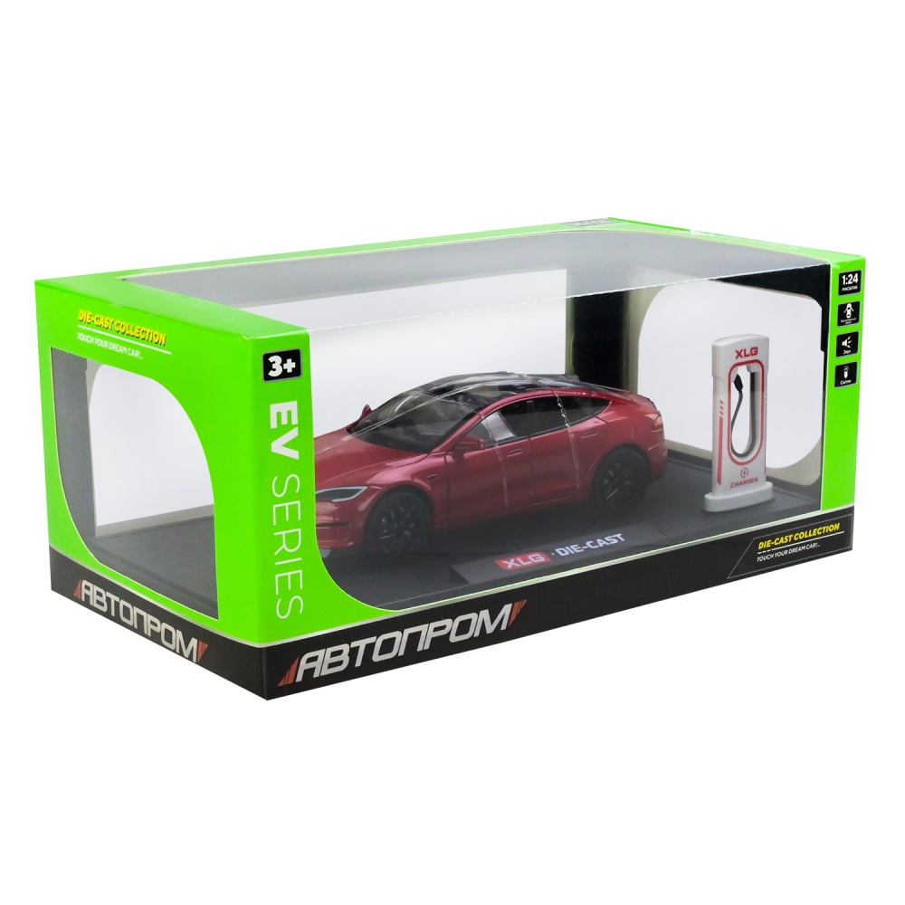 Автомобіль Автопром 1:24 із зарядною станцією AP7713