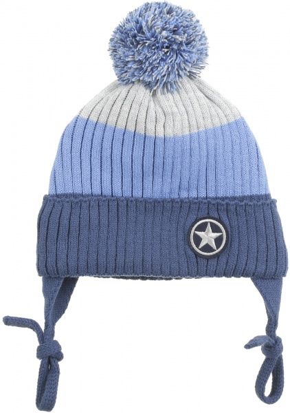 Шапка ESLI р.48-50 синьо-сірий 18С-42СП 