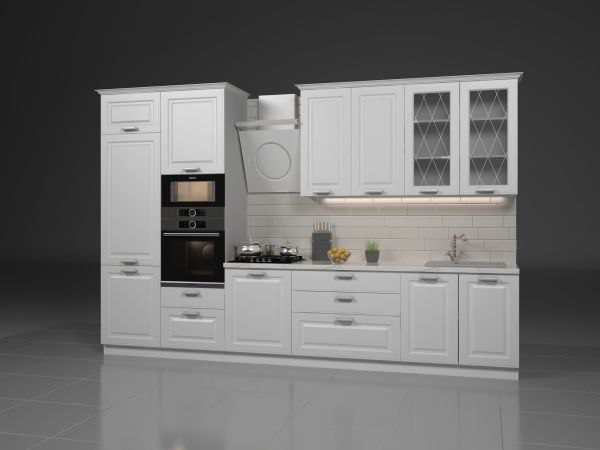 Фасад для кухні Грейд МС Лондон 713*446 з отворами під петлі з ручкою