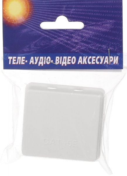 Розетка компьютерная двойная компьютерная двойная 2х8P8C белый РК 2х8Р8С