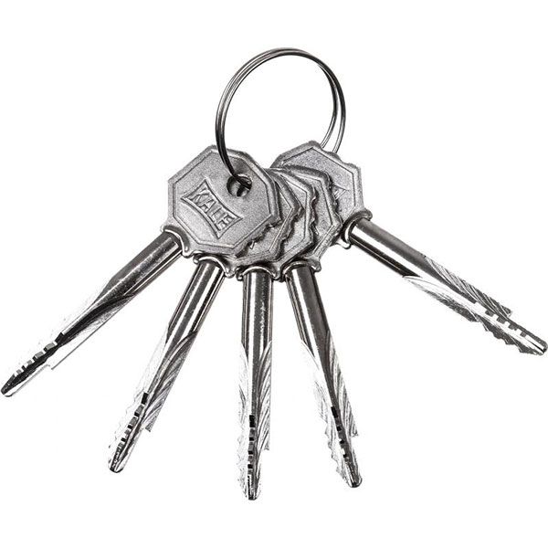 Дверний замок вхідний Kale 189-ЗМ 41774 нікель