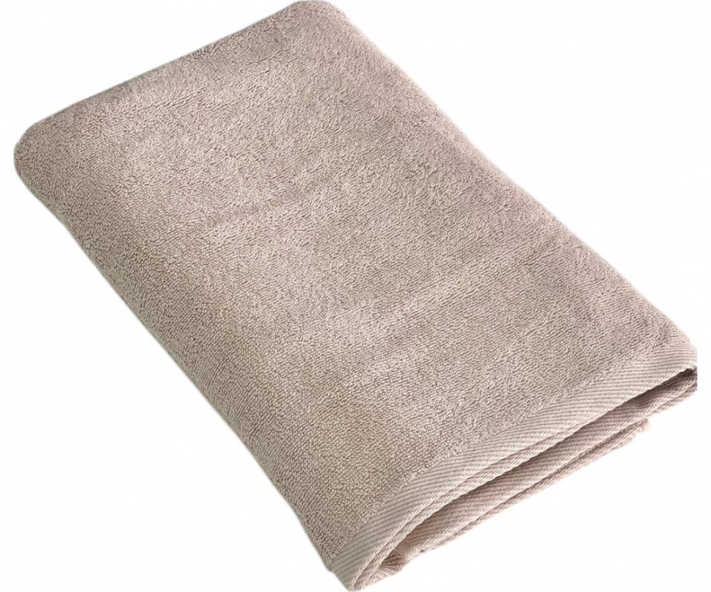 Рушник махровий 500 г/м2 70x140 см бежевий IDEAL TEXTILE