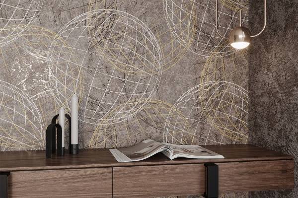 Шпалери зі спіненого вінілу Vinil Sphere decor ДХС-1584/4 1,06x10,5 м 