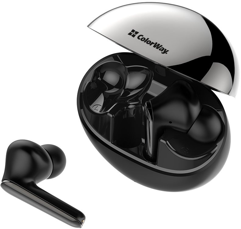 Навушники ColorWay TWS-3 Earbuds black (CW-TWS3BK) — фото 1